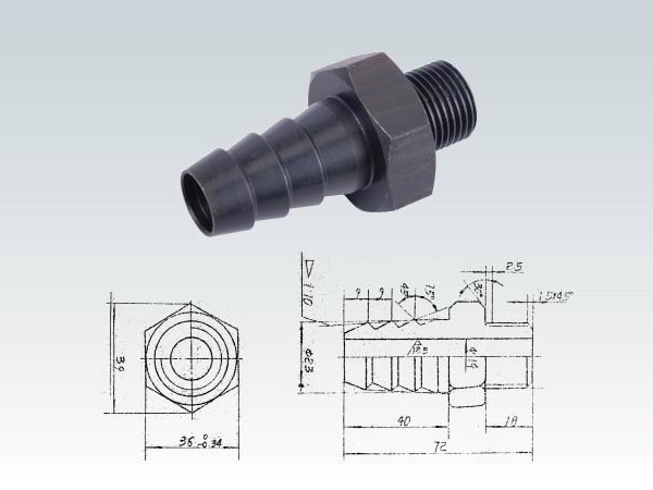 CW6163B Trail Rope Connector->>Metal hose fittings,nylon pipe joint